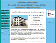 Tablet Screenshot of hausaerzte-pforzheim-nord.de